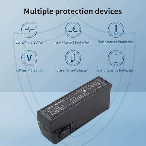 Avata 2 Intelligent Flight Replacement Battery Compatible with DJI Avata 2 Drone, Upgraded Rechargeable Battery with 2150mAh 14.76V, Providing Up to 23 Minutes of Maximum Flight Time in Saudi Arabia