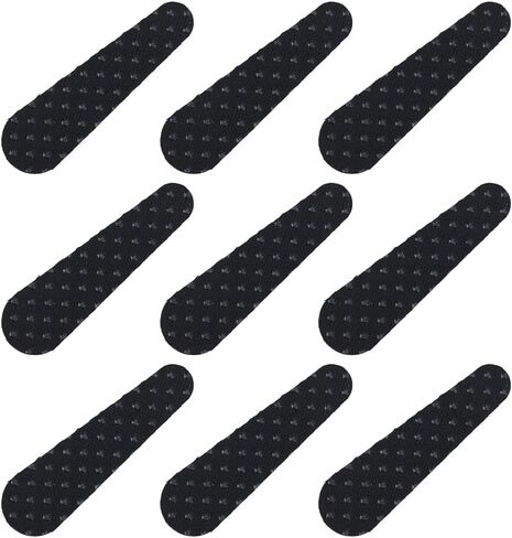 24 Pcs Non-Slip Shoulder Bag Strap Gripper, Self Adhesive Bag Holder Silicone Non-Slip Pad Sticker Purse Strap for Shoulder Bag Purse Handbag Backpack, Black in Saudi Arabia