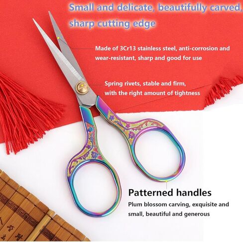 2 Piece Small Sewing Scissors Sharp Embroidery Crochet Scissors, Crochet accessories Yarn fabric scissors for Needlework Arts & Crafts DIY Tools in Saudi Arabia