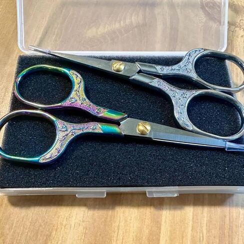 2 Piece Small Sewing Scissors Sharp Embroidery Crochet Scissors, Crochet accessories Yarn fabric scissors for Needlework Arts & Crafts DIY Tools in Saudi Arabia