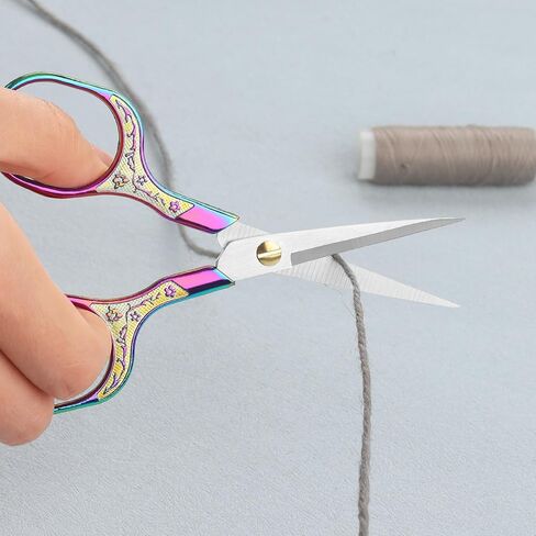 Fabric Scissors, Dressmaking with Titanium Plated Stainless Steel, Tailor Scissors for Cutting Fabrics and Leather, for Household Use，Set of 3 in Saudi Arabia