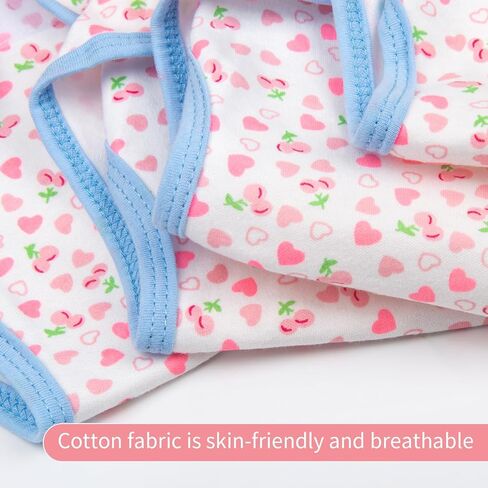 4PCS Reborn Baby Dolls Diapers for 17-22 Inch Reborn Baby Doll Clothes Adjustable Baby Doll Diapers Reusable in Saudi Arabia