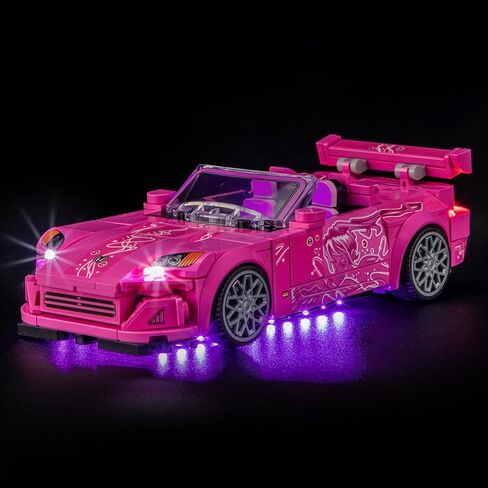 YEABRICKS LED Light for Lego-77241 Speed ​​Champions 2 Fast 2 Furious Honda S2000 نموذج مكعبات البناء (مجموعة البناء غير متضمنة) in Saudi Arabia