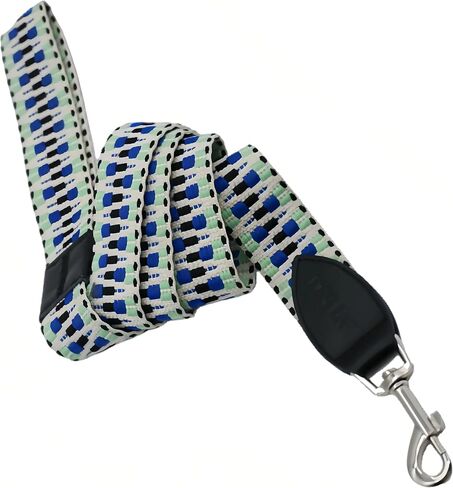 PAiPurrfect Dog Leash for Small Medium Large Dogs, Premium Leather Cotton Heavy Duty Leash with Comfort Handle, Strong Hardware for Training & Walking, Suitable for Puppy to Adult Pets-Olive Forest in Saudi Arabia
