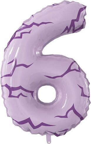 K-pop Tattoo 40 Inch Number 5 Foil Balloon, Anime Themed Big Large Number Balloon for K-pop Anime Themed Boys Girls Birthday Anniversary Party Decorations in Saudi Arabia