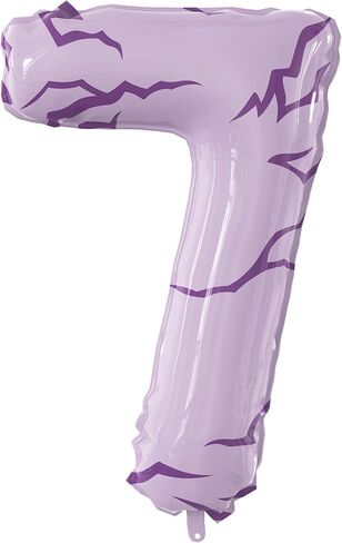 K-pop Tattoo 40 Inch Number 5 Foil Balloon, Anime Themed Big Large Number Balloon for K-pop Anime Themed Boys Girls Birthday Anniversary Party Decorations in Saudi Arabia
