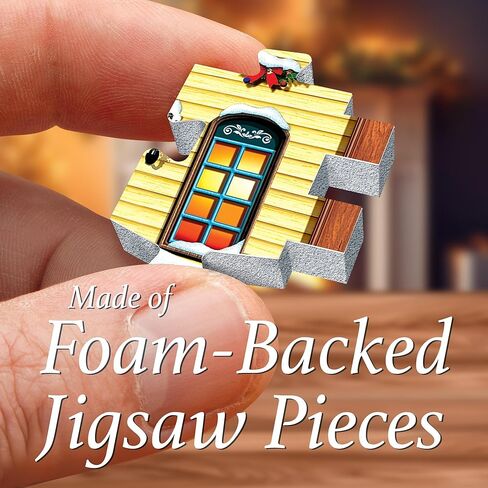لغز Wrebbit3D Advent Calendar ثلاثي الأبعاد | اكتشف وقم ببناء منازل ساحرة لعرضها في عطلة أبدية | 12 قطعة أحجية معبأة بشكل فردي (870 قطعة إجمالية) | قرية عيد الميلاد على الطاولة قابلة لإعادة الاستخدام in Kuwait
