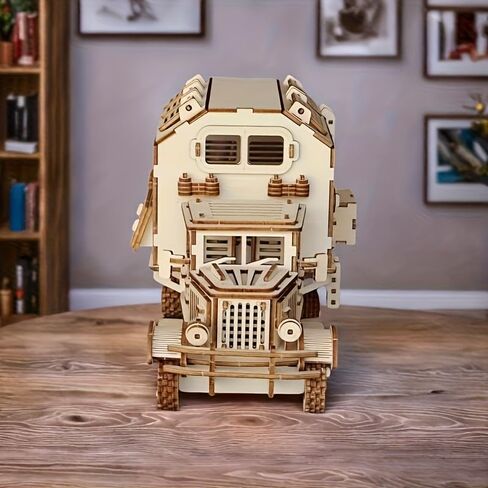 3-D Wooden Puzzle – Wooden Craftsman’s RV Building Model Kit – Wooden DIY Puzzle and Brain Teaser – RV 3-D Puzzle – Birthday Gift, Christmas in Saudi Arabia