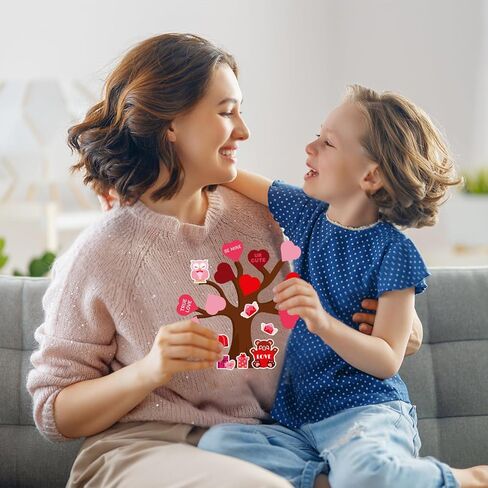 SULOLI 24 حزمة DIY الحب شجرة القلب الحرفية، عيد الحب شجرة القلب على شكل قلب عدة الحرف اليدوية لعيد الحب الزفاف عيد الأم لصالح لوازم الحفلات in Kuwait