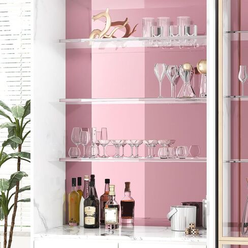 WESTICK Rose Gold Permanent Vinyl Glossy Mirror Contact Paper Peel and Stick Mirror Wallpaper Self Adhesive Reflective Metallic Vinyl Roll for Fridge Wrap DIY Home Decor Craft Shelf Liner 15.8" x 80" in Saudi Arabia