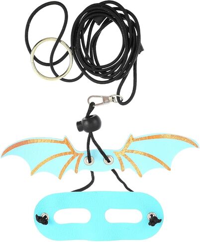 Mipcase Adjustable Reptile Harness Leash with Wing, 5pcs Set for Small Lizards and Geckos, Colorful Pet Harness for Outdoor Walking and Travel in Saudi Arabia