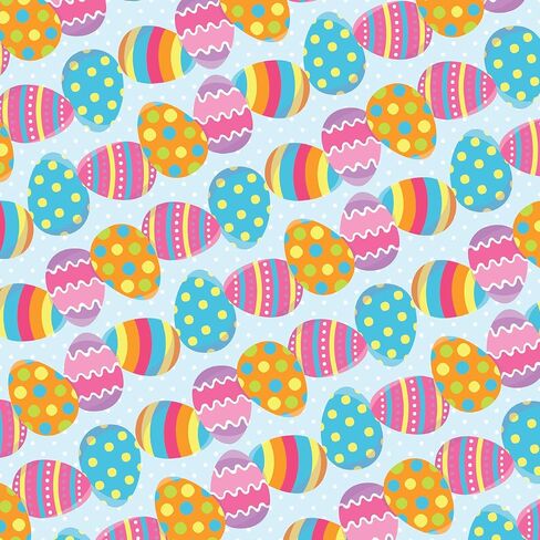10PCS Easter Cotton Fabric Bundle - Rabbit Egg Printed Fat Quarters - Pre-Cut Squares - Perfect for Quilting, Sewing, DIY Crafts - A, 10" x 10" / 20" x 20" or 50" x 50" cm in Saudi Arabia
