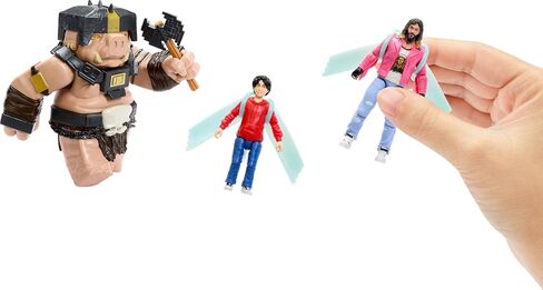 مجموعة قصص ماتيل ماينكرافت مع 3 شخصيات مجسمة و4 ملحقات، مجموعة مجسمات الهروب جيدة الصنع مستوحاة من فيلم ماينكرافت، لعبة قابلة للتجميع in Kuwait