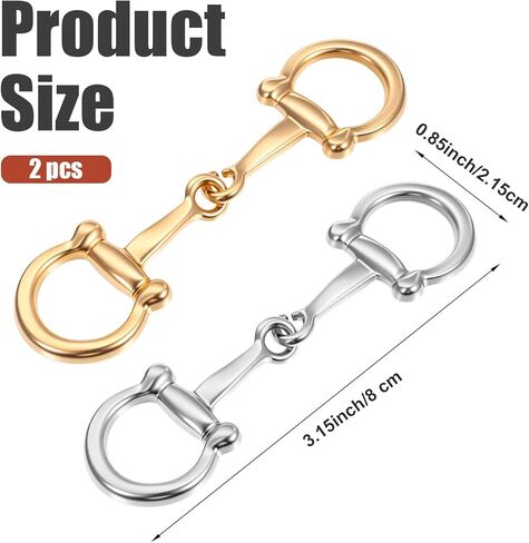 قطعتان من مشبك وشاح حريري أنيق على شكل حصان، حزام مشابك معدنية للوشاح للنساء، مشابك شال كلاسيكية، زينة أوشحة لامعة للاستخدام اليومي، الحفلات، المهرجانات (ذهبي، فضي) in Saudi Arabia