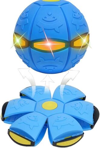 2-in-1 Dual Form Freely Switchable Magic Bouncing Ball Toy with Six Light Suitable for Indoor & Outdoor in Saudi Arabia