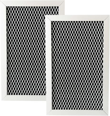 2 Pack Microwave Charcoal Filter Fit for GE JVM6175EK5ES, JVM6175SK5SS, JVM6172SK5SS, JVM6175DK5WW, JVM6175YK5FS Microwave Replacement Part in Saudi Arabia