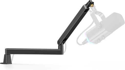 innogear microphone ذراع الذراع ، 360 درجة قابلة للدوار منخفضة الميكروفون مع مع مكتب إدارة الكابلات المغناطيسي لخامس AM8 K669B Yeti Hyperx Quadcast Solocast AT2020 ، Black in Kuwait