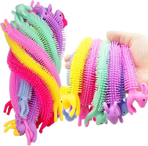 Pinkiwine 24 حزمة بيض عيد الفصح مع أرنب عيد الفصح بسط سلسلة ألعاب تململ داخل للأطفال بنين بنات سلة عيد الفصح حشو هدايا تخفيف التوتر in Kuwait