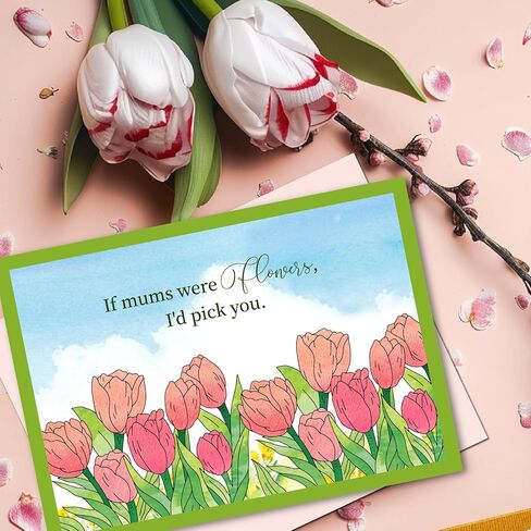 Arbuya Mothers Day Sentiment Clear Stamps for Handmade Cards - Mom Day Verses Rubber Stamps for Scrapbook Gift Tags Notebook Decor Paper Craft Supplies in Saudi Arabia