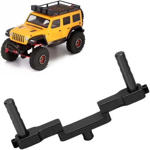 RC Body Post Mounts, CNC Machined Aluminum Alloy RC Front Mount Shell Column Compatible with SCX24 1/24 RC Cars(Black) in Saudi Arabia