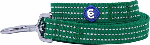مقود الكلاب من Blueberry Pet Essentials عاكس للضوء Better Basics، أخضر داكن، 5 أقدام × 5/8 بوصة، صغير، مقاود للكلاب in Kuwait