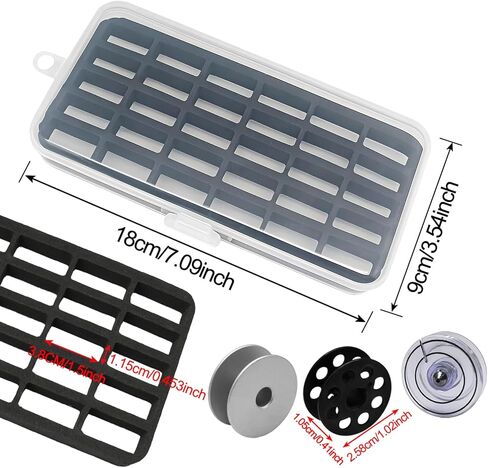 YEQIN #BB-30 Box Bobbin Case for Jumbo (M Size) Bobbin (Box Only) Hold 30PCS Bobbins for Jumbo Bobbin 7/8-Series Sewing Machines bobbins in Saudi Arabia