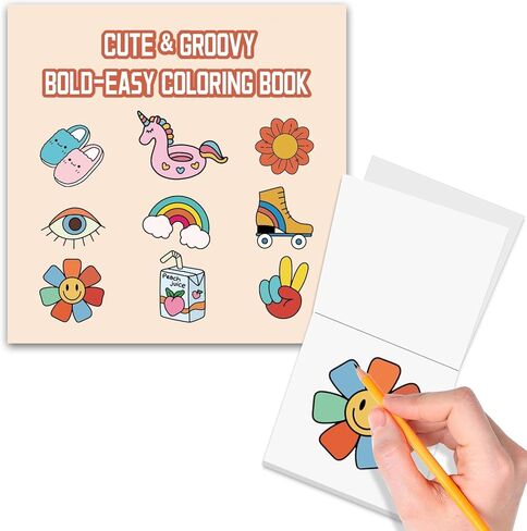 EggSun 3Pack 50 Pages Mini Coloring Books Pocket Size 3x3 inches Pocket Size Small Gifts for Kids Men Women Teen,Classroom Activity Travel Creating Birthday Party Favors (3Pack-Plants Crystal Datura) in Saudi Arabia