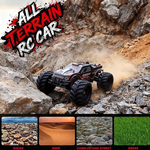 JLBRACIGRC 1/10 RTR سيارات RC سريعة بدون فرش للبالغين، بحد أقصى 80+ كم/ساعة شاحنة الوحش الكهربائية على الطرق الوعرة، سيارة تحكم عن بعد عالية السرعة مقاومة للماء، شاحنة RC 4x4 جميع التضاريس على الطرق الوعرة هدية in Saudi Arabia