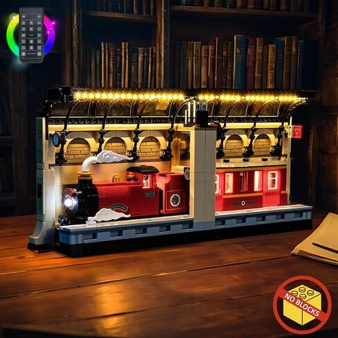 BrickBling LED Light Kit Compatible with Lego Book Nook: Express 76450 - Excluding Bricks (RC Version Light) in Saudi Arabia