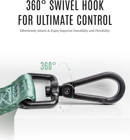 2025 New Edition, Fei and Eve Classic Dog Leash - 6FT, Heavy Duty 210D Nylon, Green in Saudi Arabia