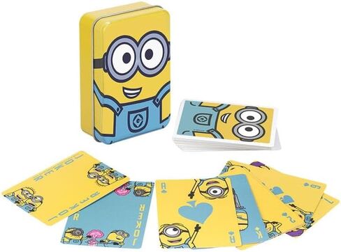 Paladone Minions Illustrated Playing Cards - Officially Licensed Despicable Me Classic Card Game in Collectible Tin, Iconic Characters Featuring Kevin Stuart & Bob, Gift for Fans, 12682 in Saudi Arabia