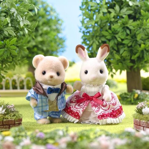Calico Critters Anniversary Friends Set - Freya & Theo, 40th Anniversary Edition, 2 Collectible Doll Figures in Saudi Arabia