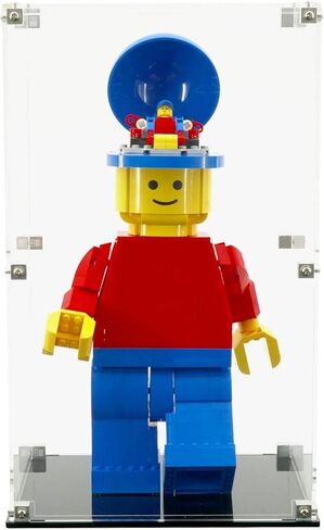 Display Case Compatible with Lego 40649 - Up-Scaled Lego Minifigure - Clear Acrylic Display Case - Set Not Included in Saudi Arabia