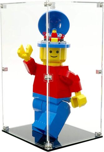 Display Case Compatible with Lego 40649 - Up-Scaled Lego Minifigure - Clear Acrylic Display Case - Set Not Included in Saudi Arabia