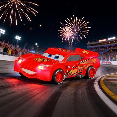 ضوء LED LIGHTAILING لـ Lego-77255 Lightning McQueen - سهل التركيب، أسلاك مخفية، ديكور منزلي وجاهز للهدايا (النموذج غير متضمن) in Saudi Arabia