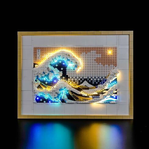 LED Lighting Compatible with Lego Hokusai The Great Wave 31208, Light Kit Compatible with Lego Art 31208, NOT Included The Model Set - JUST Lights in Saudi Arabia