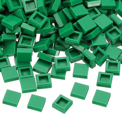 PATIKIL 333 Pcs Flat Blocks Bulk, 1x1 Square Black Classic Tiles Smooth Surface Mini Building Blocks Accessories Compatible Bricks Kits for Building Floor Walls Mosaic Pixel Arts in Saudi Arabia