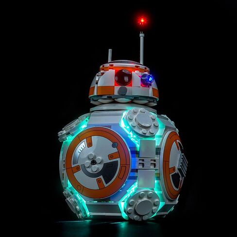 طقم إضاءة متوافق مع Lego 75452 BB-8 Astromech Droid - لا يوجد نموذج فعلي فقط، ملحقات إضاءة LED متوافقة مع Lego 75452 in Saudi Arabia