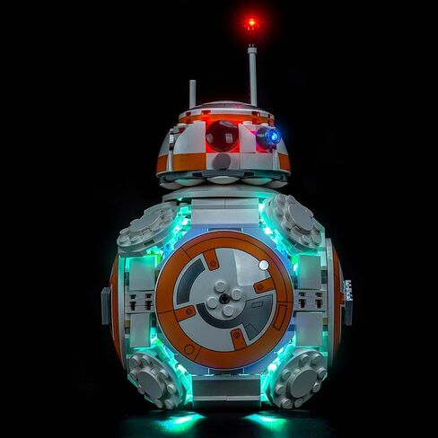 طقم إضاءة متوافق مع Lego 75452 BB-8 Astromech Droid - لا يوجد نموذج فعلي فقط، ملحقات إضاءة LED متوافقة مع Lego 75452 in Saudi Arabia
