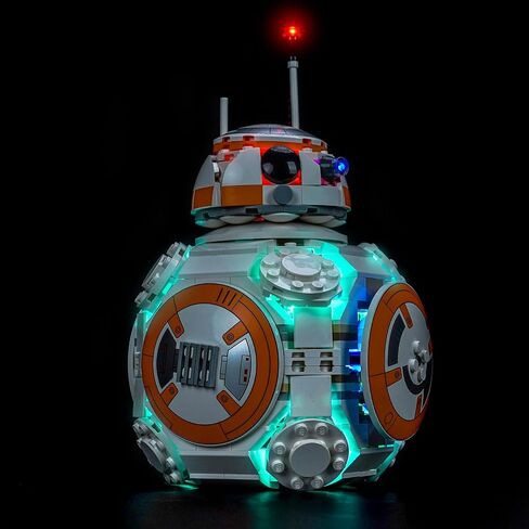 طقم إضاءة متوافق مع Lego 75452 BB-8 Astromech Droid - لا يوجد نموذج فعلي فقط، ملحقات إضاءة LED متوافقة مع Lego 75452 in Saudi Arabia