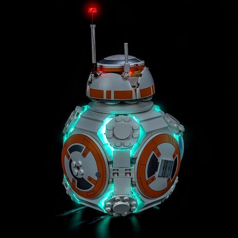 طقم إضاءة متوافق مع Lego 75452 BB-8 Astromech Droid - لا يوجد نموذج فعلي فقط، ملحقات إضاءة LED متوافقة مع Lego 75452 in Saudi Arabia