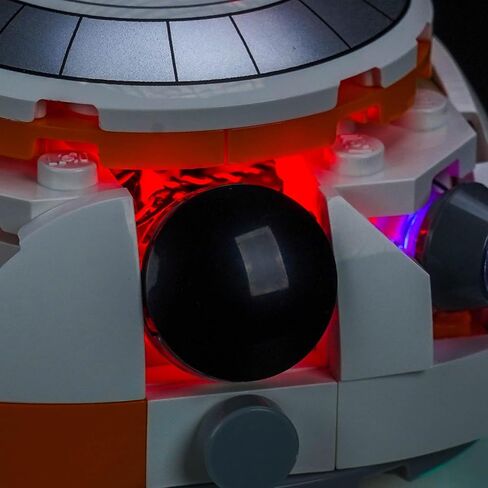 طقم إضاءة متوافق مع Lego 75452 BB-8 Astromech Droid - لا يوجد نموذج فعلي فقط، ملحقات إضاءة LED متوافقة مع Lego 75452 in Saudi Arabia