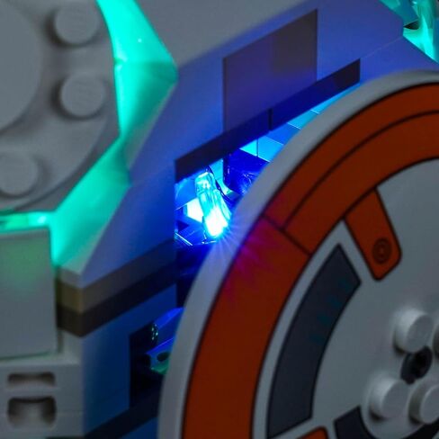 طقم إضاءة متوافق مع Lego 75452 BB-8 Astromech Droid - لا يوجد نموذج فعلي فقط، ملحقات إضاءة LED متوافقة مع Lego 75452 in Saudi Arabia