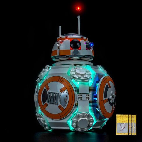 طقم إضاءة متوافق مع Lego 75452 BB-8 Astromech Droid - لا يوجد نموذج فعلي فقط، ملحقات إضاءة LED متوافقة مع Lego 75452 in Saudi Arabia
