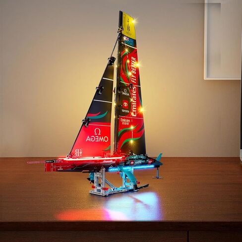 Kyglaring LED Light Kit Compatible with Lego Emirates Team New Zealand AC75 Yacht 42174 Building Blocks, Upgraded Lighting Accessories for 42174 Model Set(Model Not Included), Classic Version. in Saudi Arabia