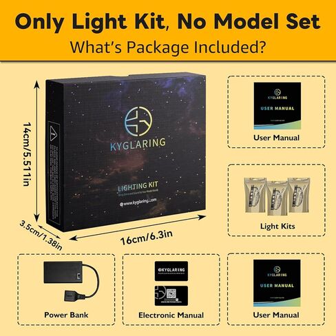 Kyglaring LED Light Kit Compatible with Lego Emirates Team New Zealand AC75 Yacht 42174 Building Blocks, Upgraded Lighting Accessories for 42174 Model Set(Model Not Included), Classic Version. in Saudi Arabia