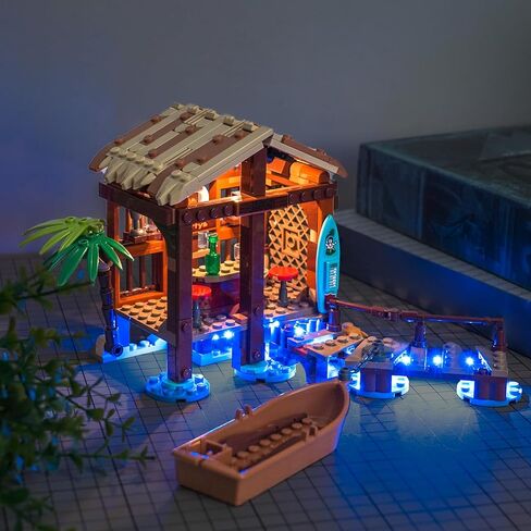 إضاءة LED متوافقة مع Lego 75636 Windmill Village Hut - مصابيح فقط، مجموعة إضاءة متوافقة مع Lego 75636، غير متضمنة النموذج in Saudi Arabia