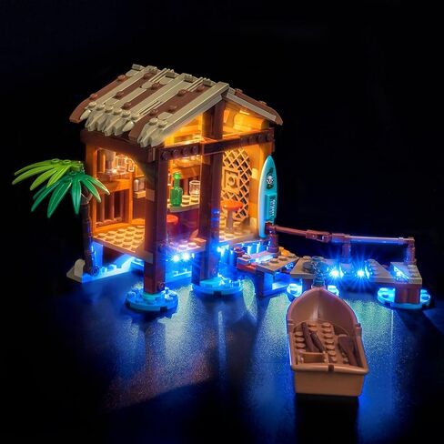 إضاءة LED متوافقة مع Lego 75636 Windmill Village Hut - مصابيح فقط، مجموعة إضاءة متوافقة مع Lego 75636، غير متضمنة النموذج in Saudi Arabia