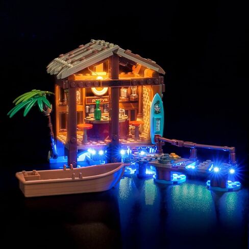 إضاءة LED متوافقة مع Lego 75636 Windmill Village Hut - مصابيح فقط، مجموعة إضاءة متوافقة مع Lego 75636، غير متضمنة النموذج in Saudi Arabia