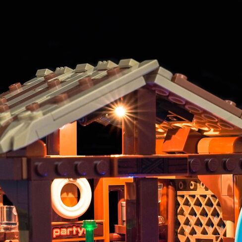 إضاءة LED متوافقة مع Lego 75636 Windmill Village Hut - مصابيح فقط، مجموعة إضاءة متوافقة مع Lego 75636، غير متضمنة النموذج in Saudi Arabia